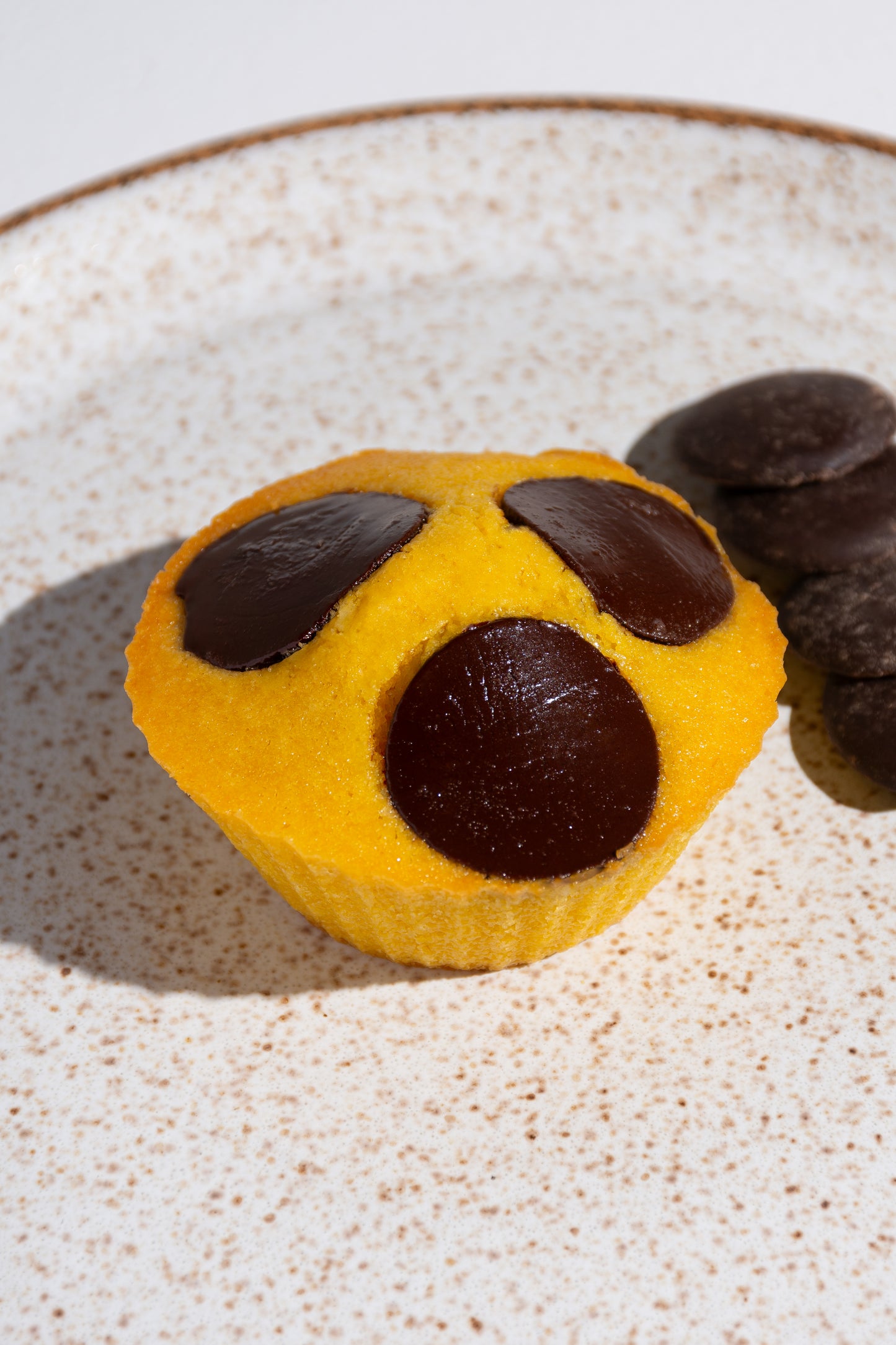 Bolo de cenoura com gotas de chocolate 70% cacau