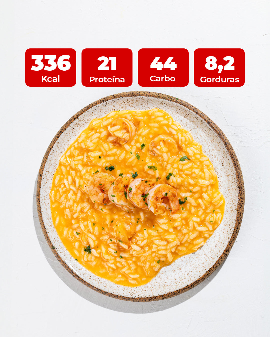 Risoto de camarão